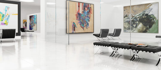 Exposition de tableaux maîtres contemporains